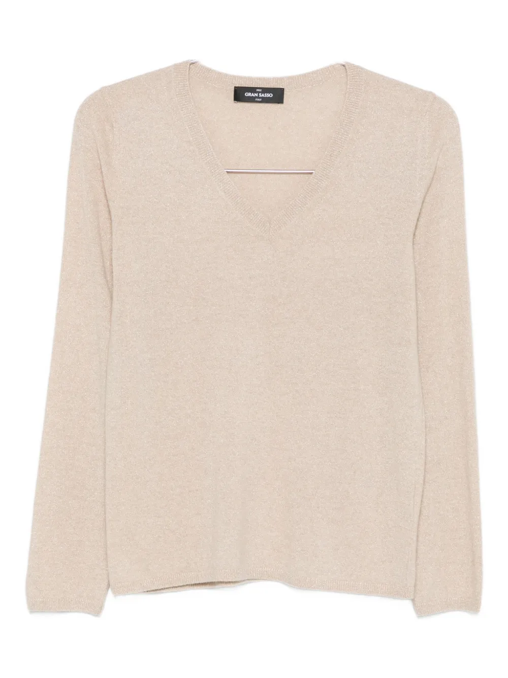 Gran Sasso Pullover Mit V-ausschnitt In Brown