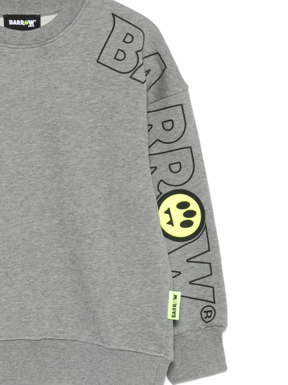 Barrow kids Sweater met logoprint Grijs