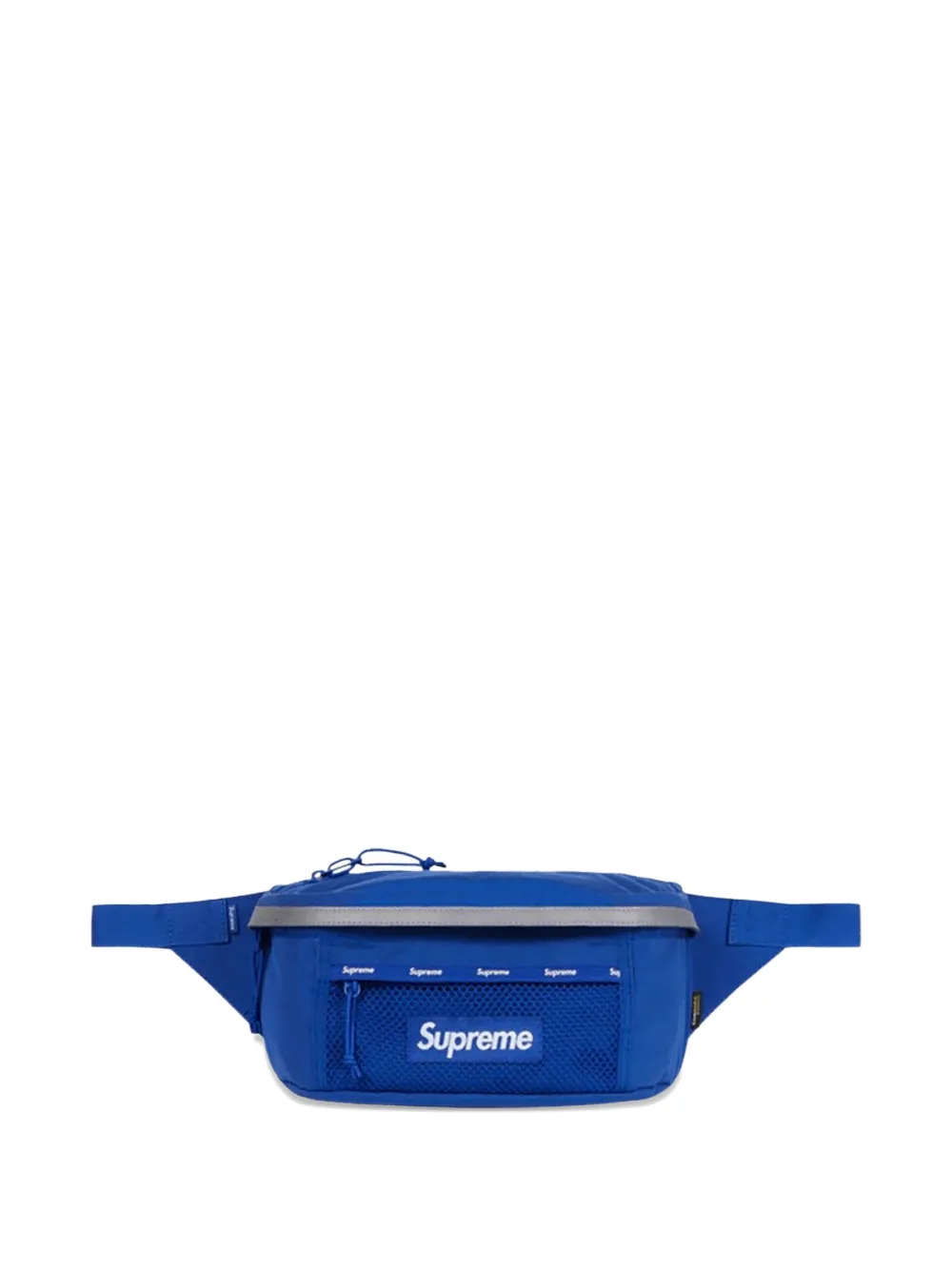 Supreme logo-patch belt bag - Blauw