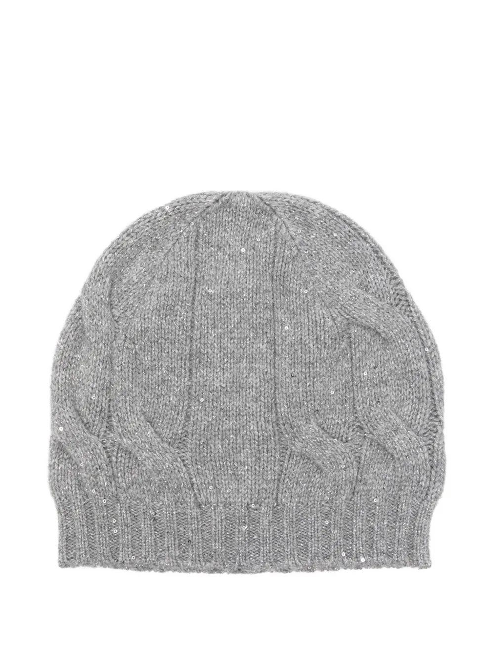 Gran Sasso cable-knit sequin-embellished beanie | Image 2