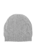 Gran Sasso cable-knit sequin-embellished beanie - Grey