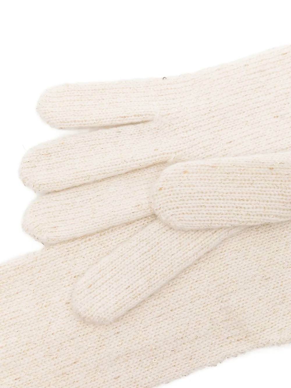 Gran Sasso Kabelgebreide handschoenen Beige