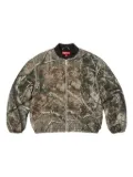 Supreme zip-up bomber jacket - Green