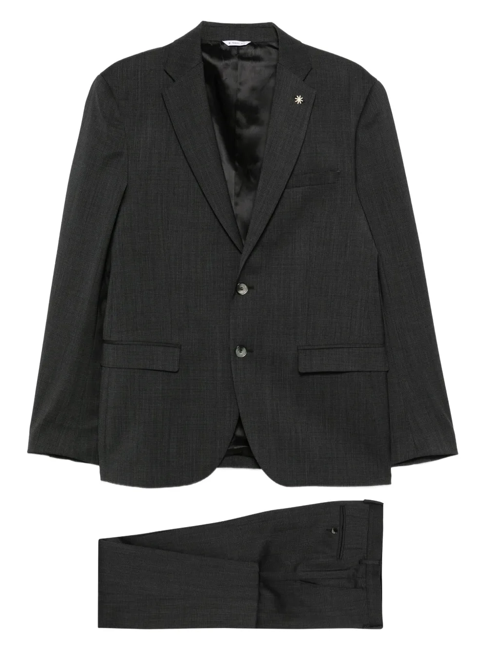 Manuel Ritz traje con botones | gris | Image 1