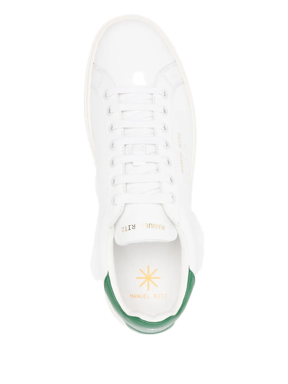 Manuel Ritz Leather Sneakers In Red