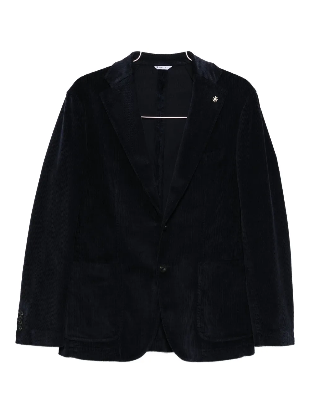 Manuel Ritz Single-breasted Blazer In Blue
