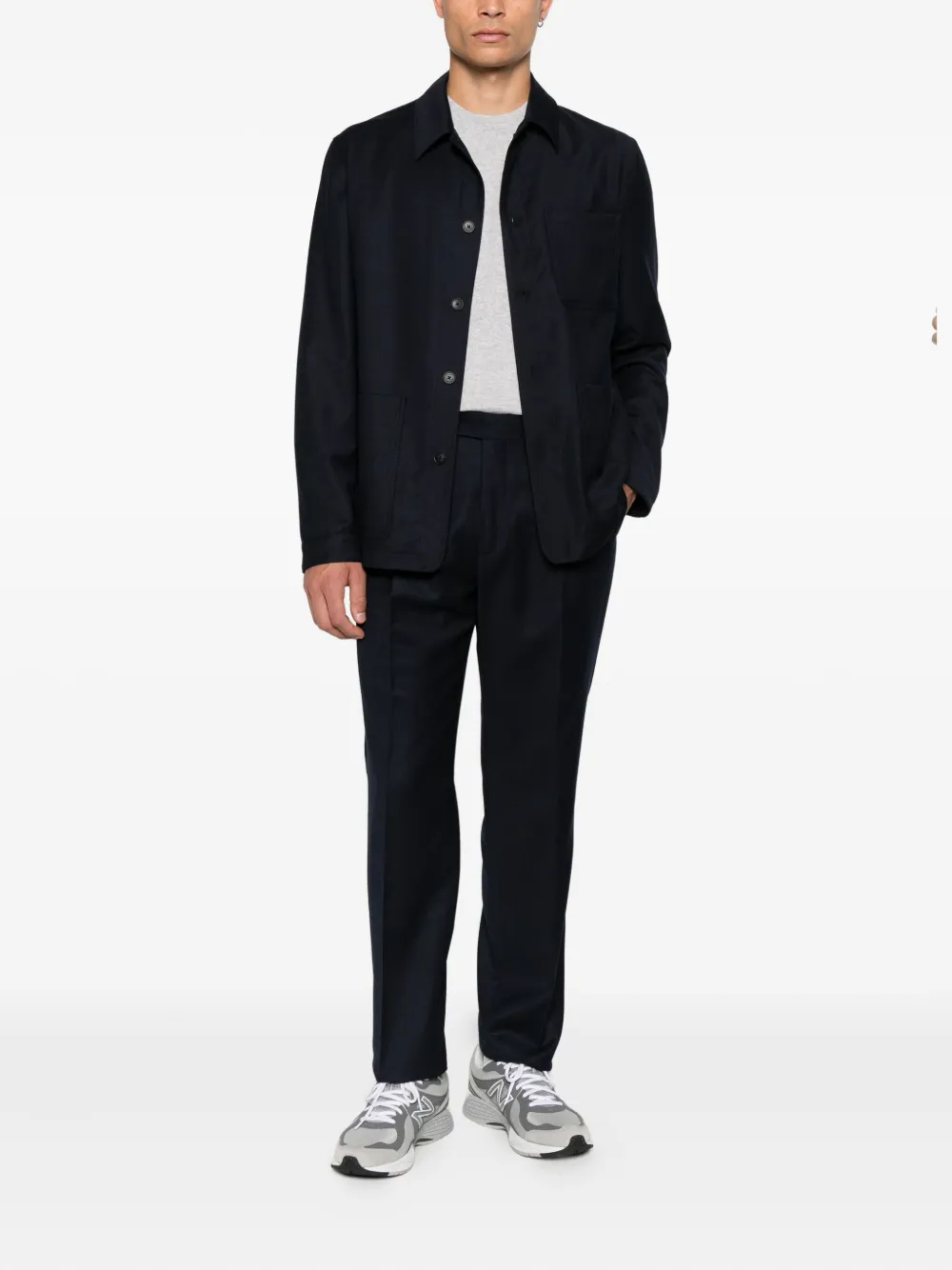 Manuel Ritz Hemdjacke mit aufgesetzten Taschen | Hemdjacken | Image 2