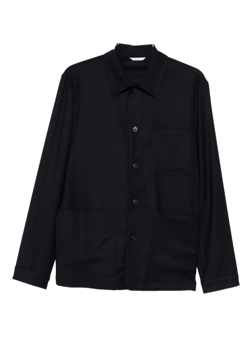Manuel Ritz patch-pocket shirt jacket - Nero