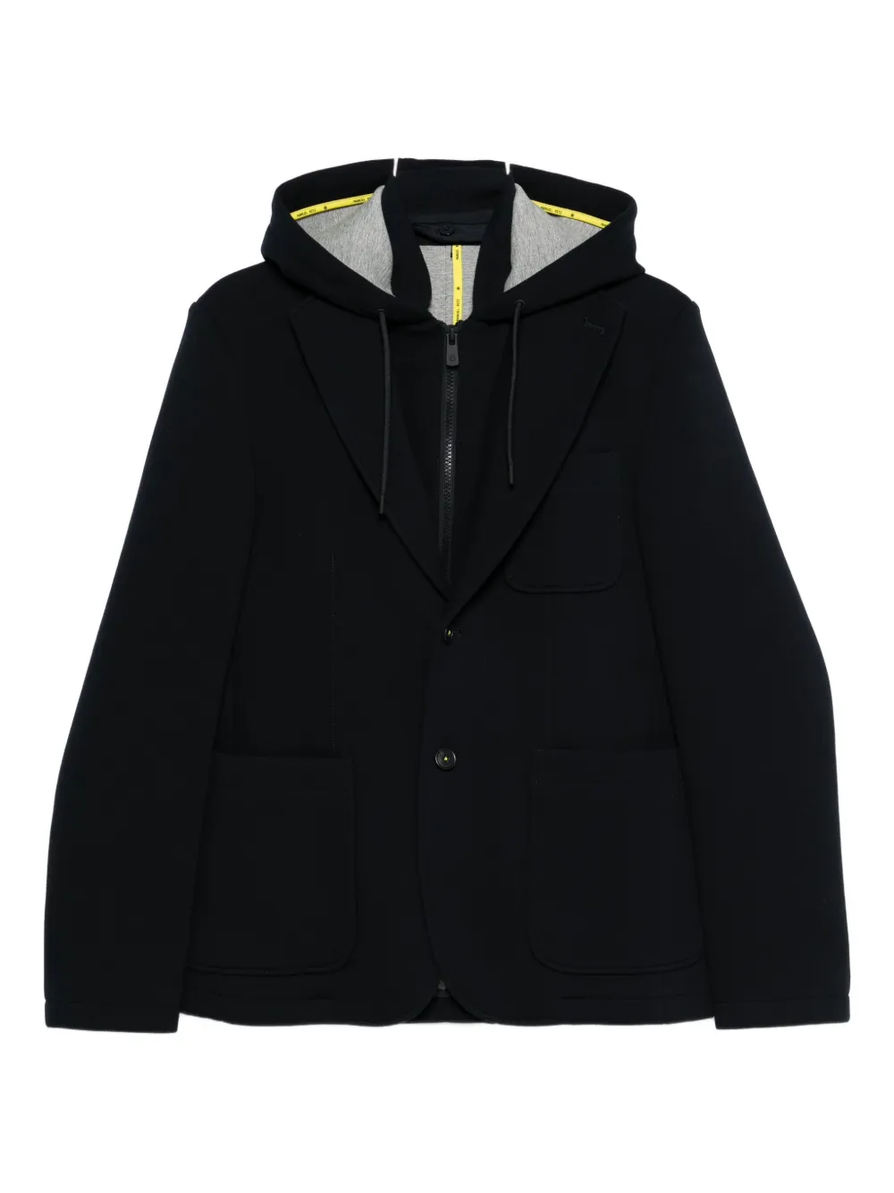 Manuel Ritz blazer con botones y capucha | negro | Image 1