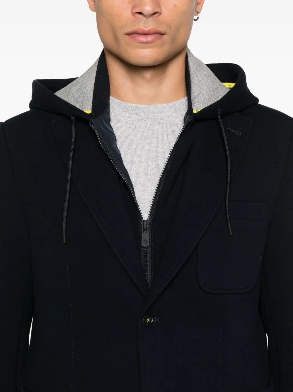 Manuel Ritz Blazer met enkele rij knopen Zwart