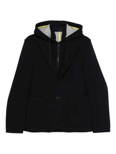 Manuel Ritz hooded single-breasted blazer