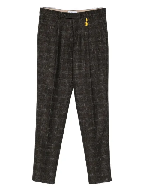 Manuel Ritz pleated straight-leg trousers