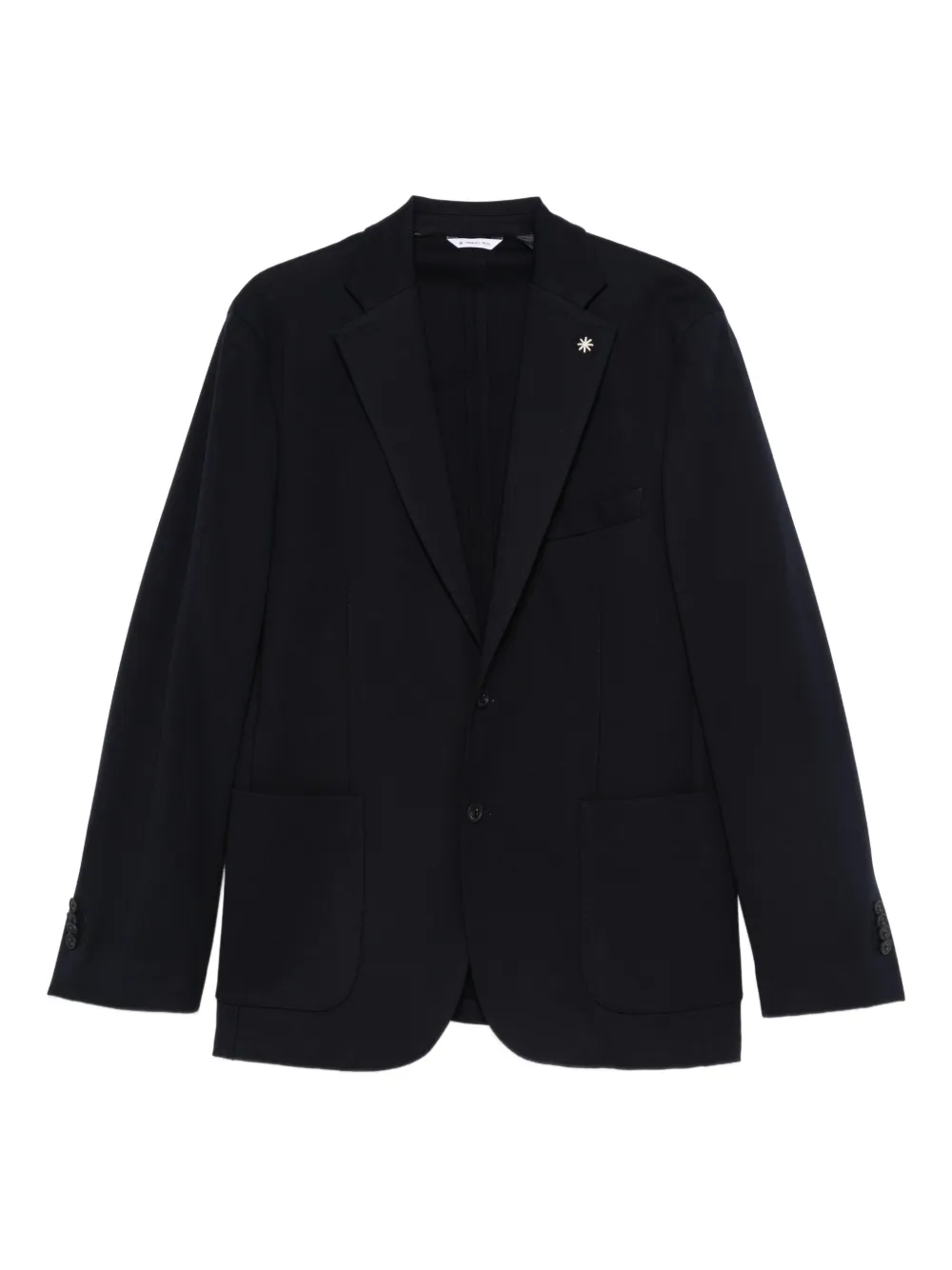Manuel Ritz notched-lapel single-breasted blazer | Black | Image 1