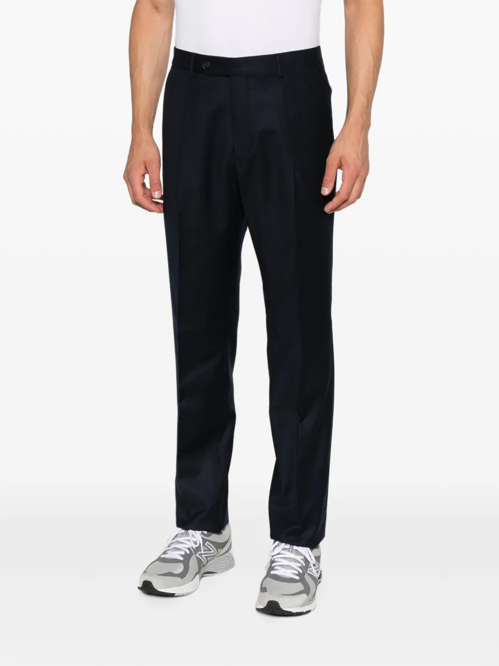 Manuel Ritz フランネル パンツ | ブルー | FARFETCH JP