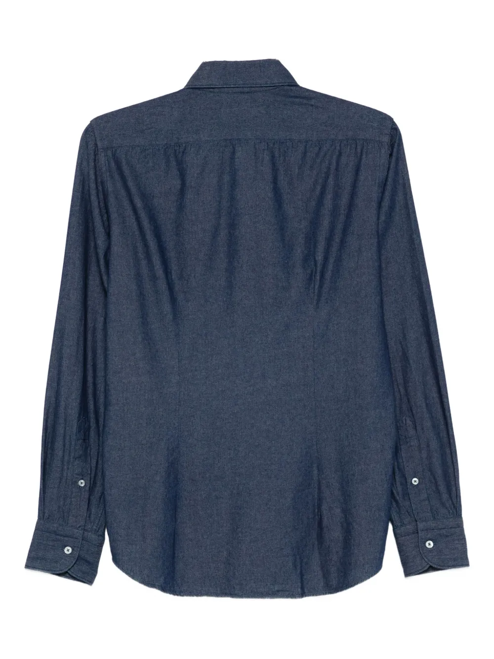 Manuel Ritz washed cotton-chambray shirt | Image 2