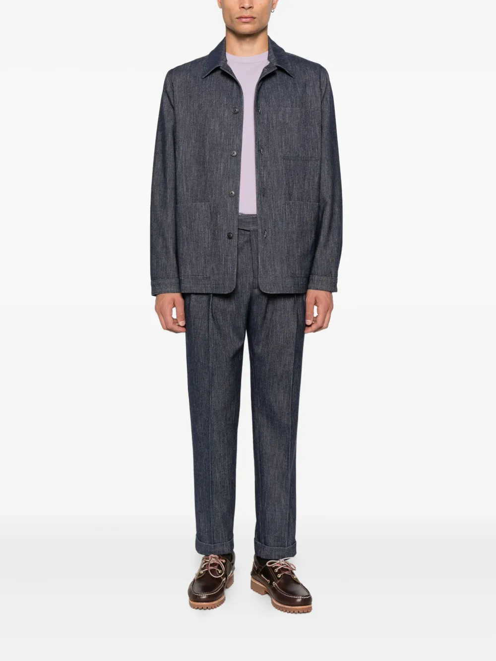 Manuel Ritz Hemdjacke mit aufgesetzten Taschen | Hemdjacken | Image 2