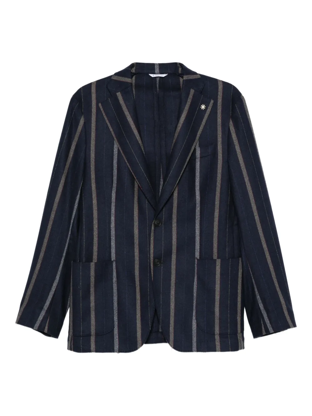 Manuel Ritz striped blazer | Blue | Image 1