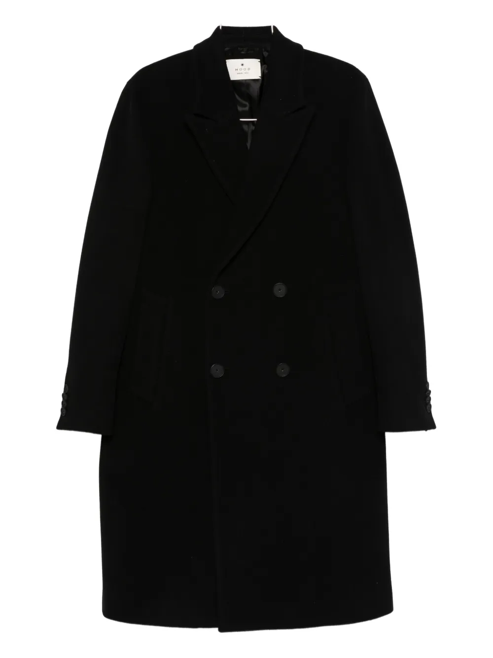 Manuel Ritz abrigo con doble botonadura | negro | Image 1