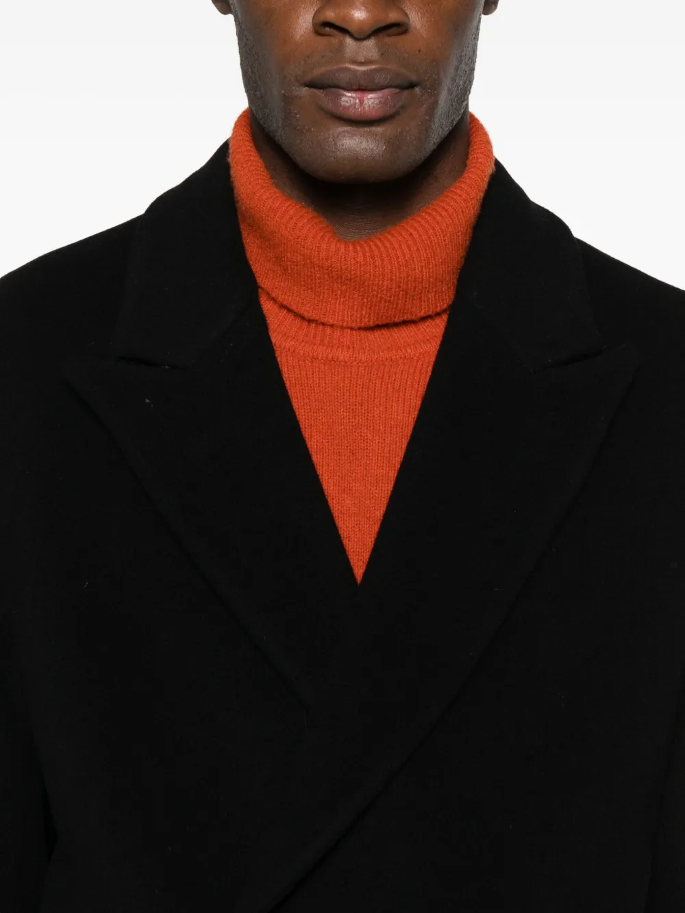 Manuel Ritz Jas met dubbele rij knopen Zwart