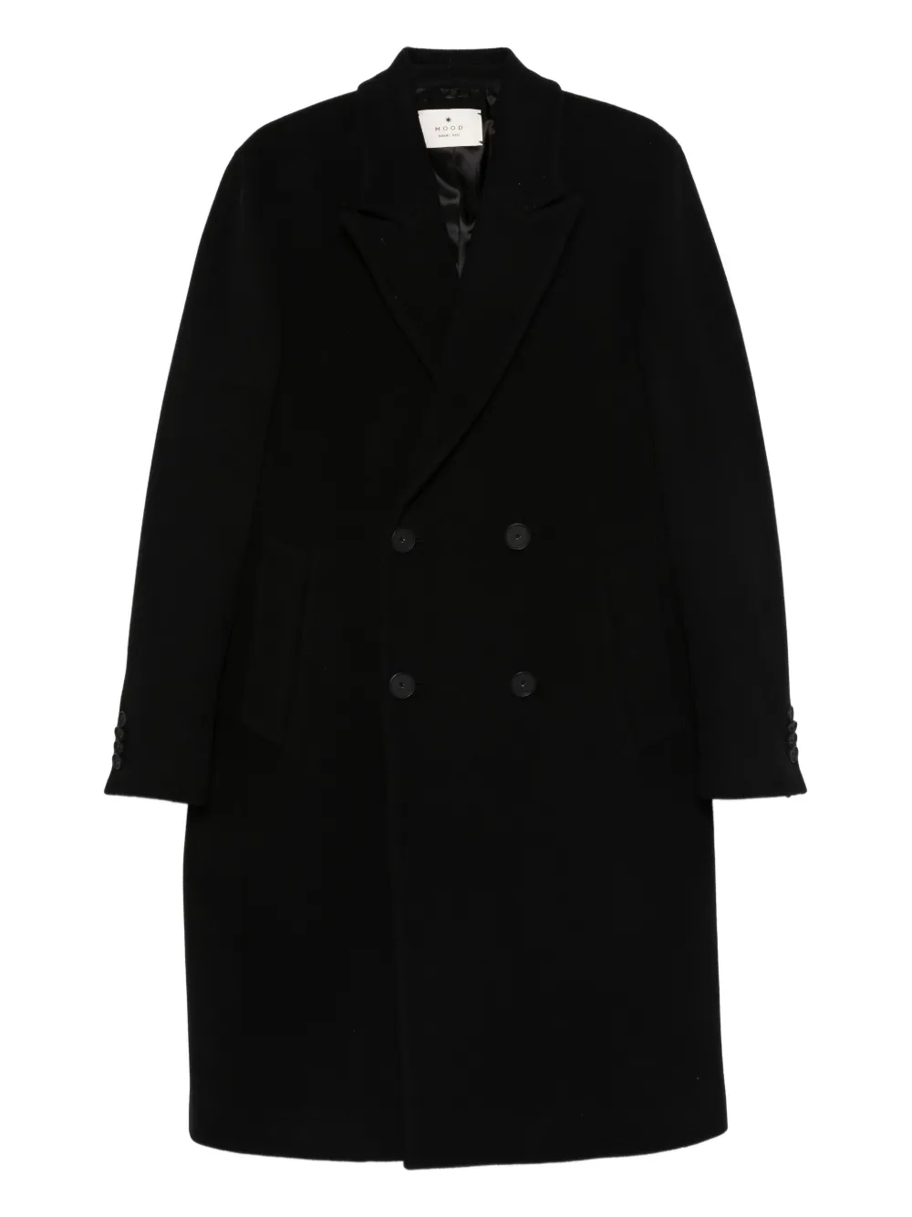 Manuel Ritz abrigo con doble botonadura | negro | Image 1