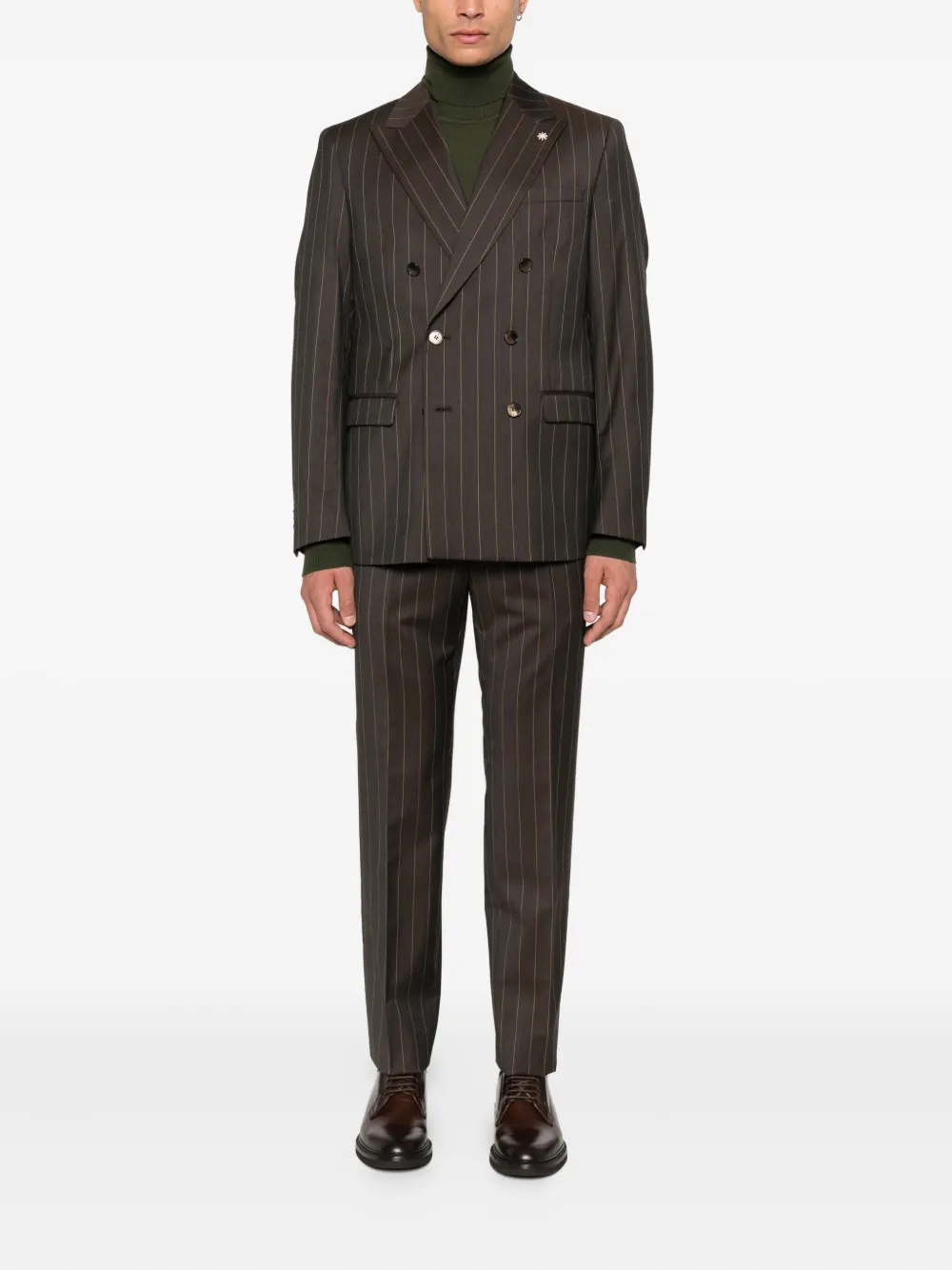 Manuel Ritz pinstriped suit | Double  Breasted Suits | Image 2