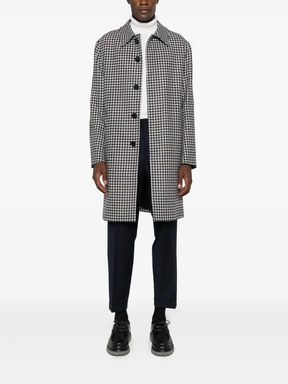 Manuel Ritz houndstooth coat | Single Breasted Coats | Image 2
