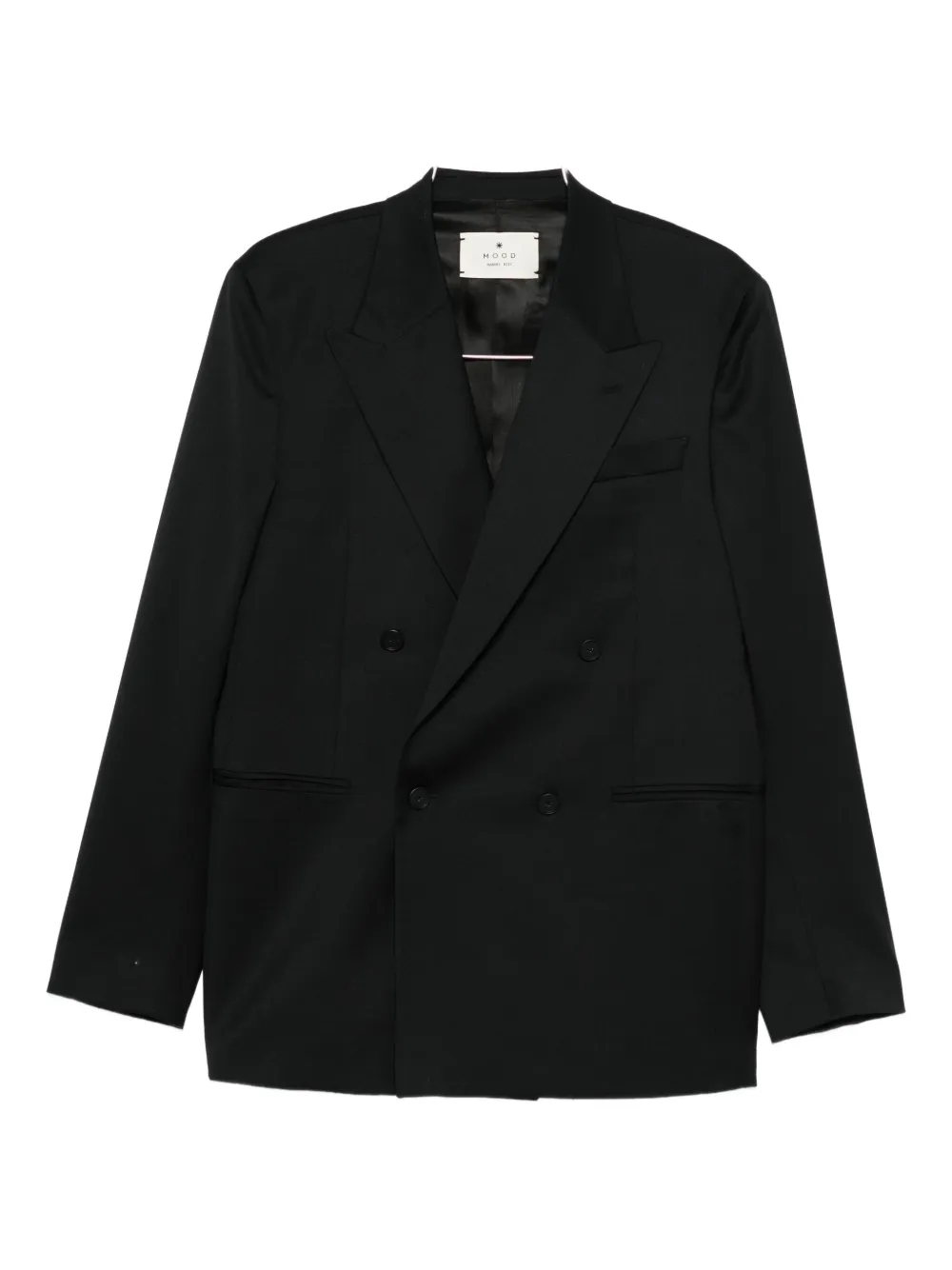 Manuel Ritz blazer con doble botonadura y solapas de pico | negro | Image 1