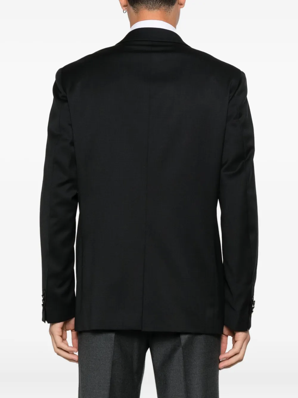 Manuel Ritz Blazer met dubbele rij knopen Zwart