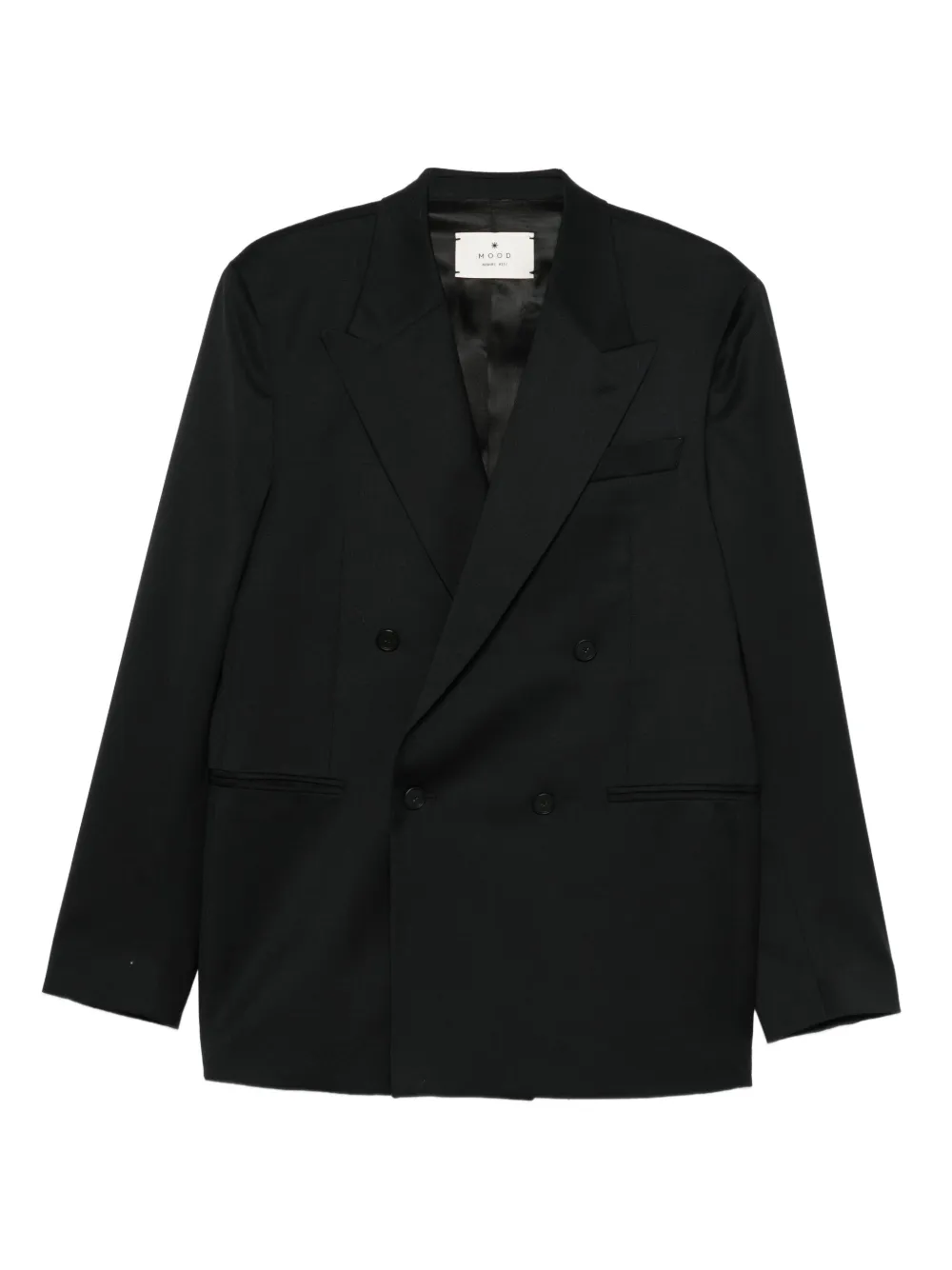 Manuel Ritz blazer con doble botonadura y solapas de pico | negro | Image 1