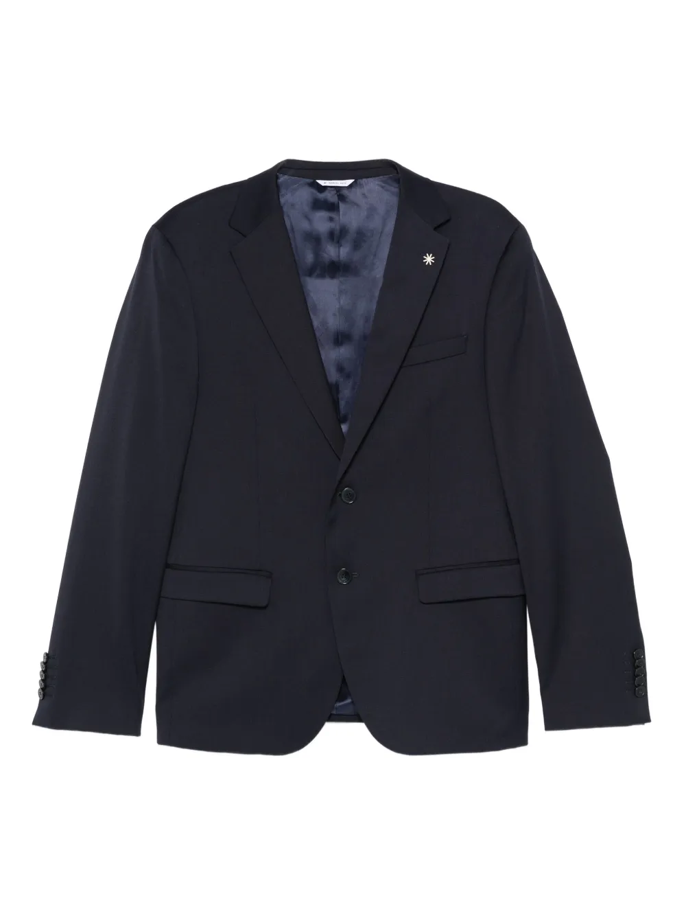 Manuel Ritz stretch-wool single-breasted suit | Blue | Image 1