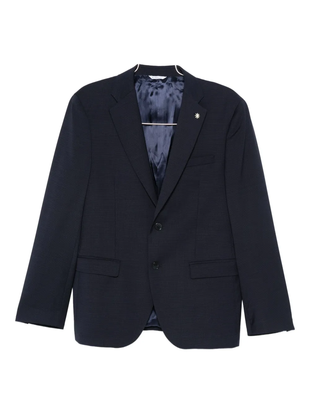 Manuel Ritz Wool Single-breasted Suit In Black