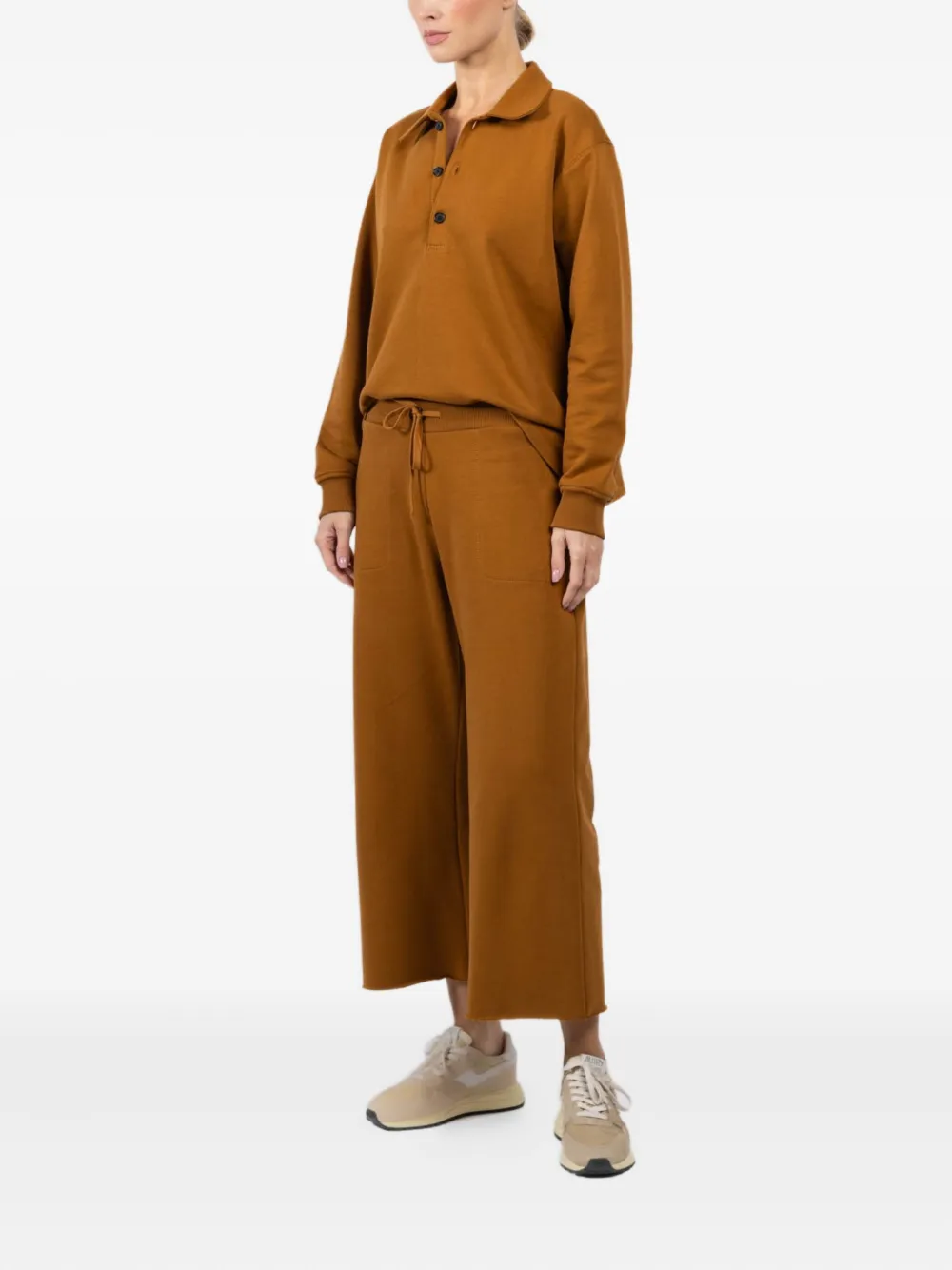 Arlo Mott Kane Drawstring Trousers In Brown