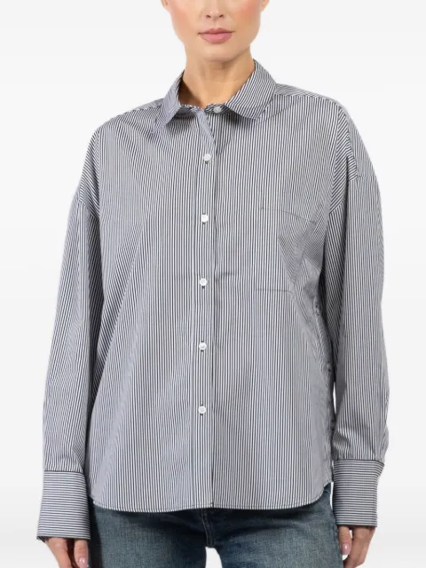 Arlo Mott striped button-down shirt