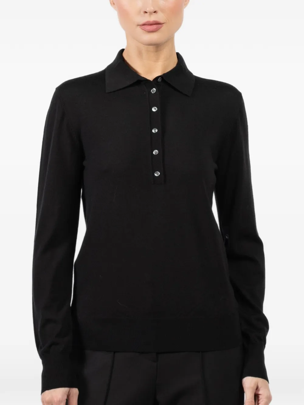 Kulson buttoned knitwear - Nero