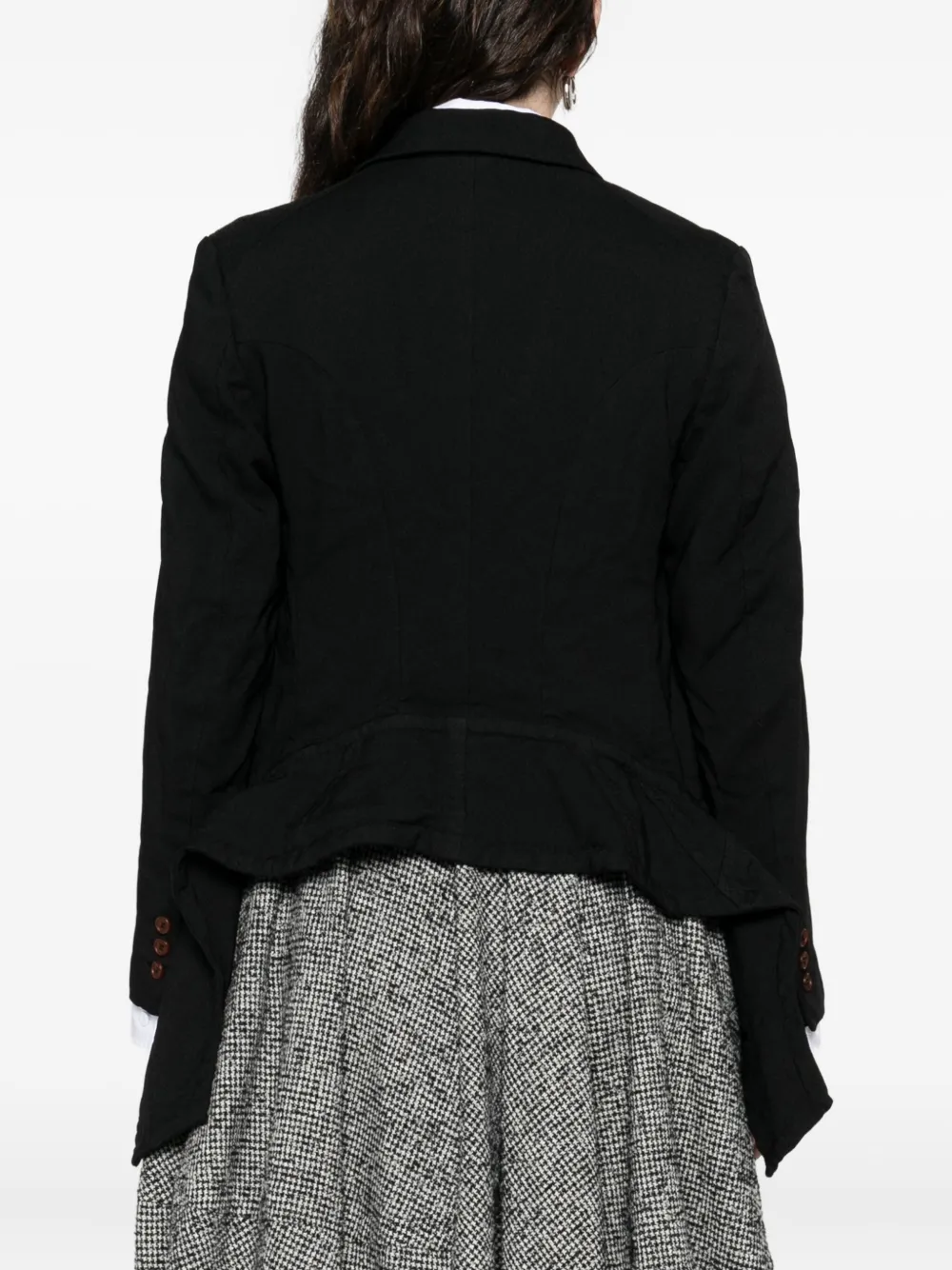 Comme Des Garçons Single-breasted Blazer In Black