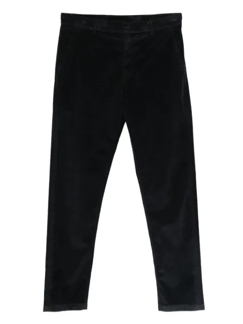 Canali corduroy tapered trousers