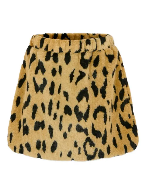 MSGM Kids leopard skirt