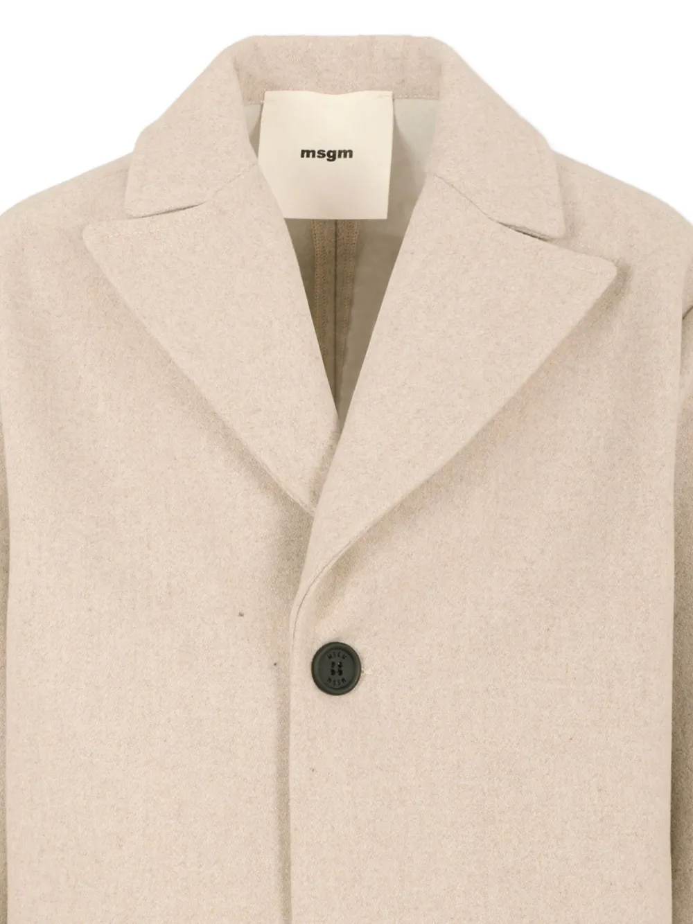 MSGM Kids Jas met knopen Beige