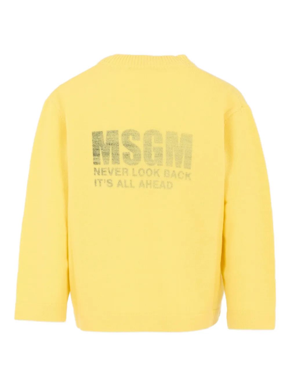 MSGM Kids logo crewneck sweater | Boys Knitwear | Image 2