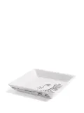 Fornasetti Solitario square tray (20,8cm x 20,8cm) - White