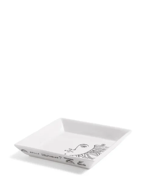 Fornasetti Solitario square tray (20,8cm x 20,8cm)