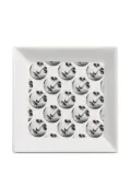 Fornasetti Tema e Variazioni square tray (20,8cm x 20,8cm) - White