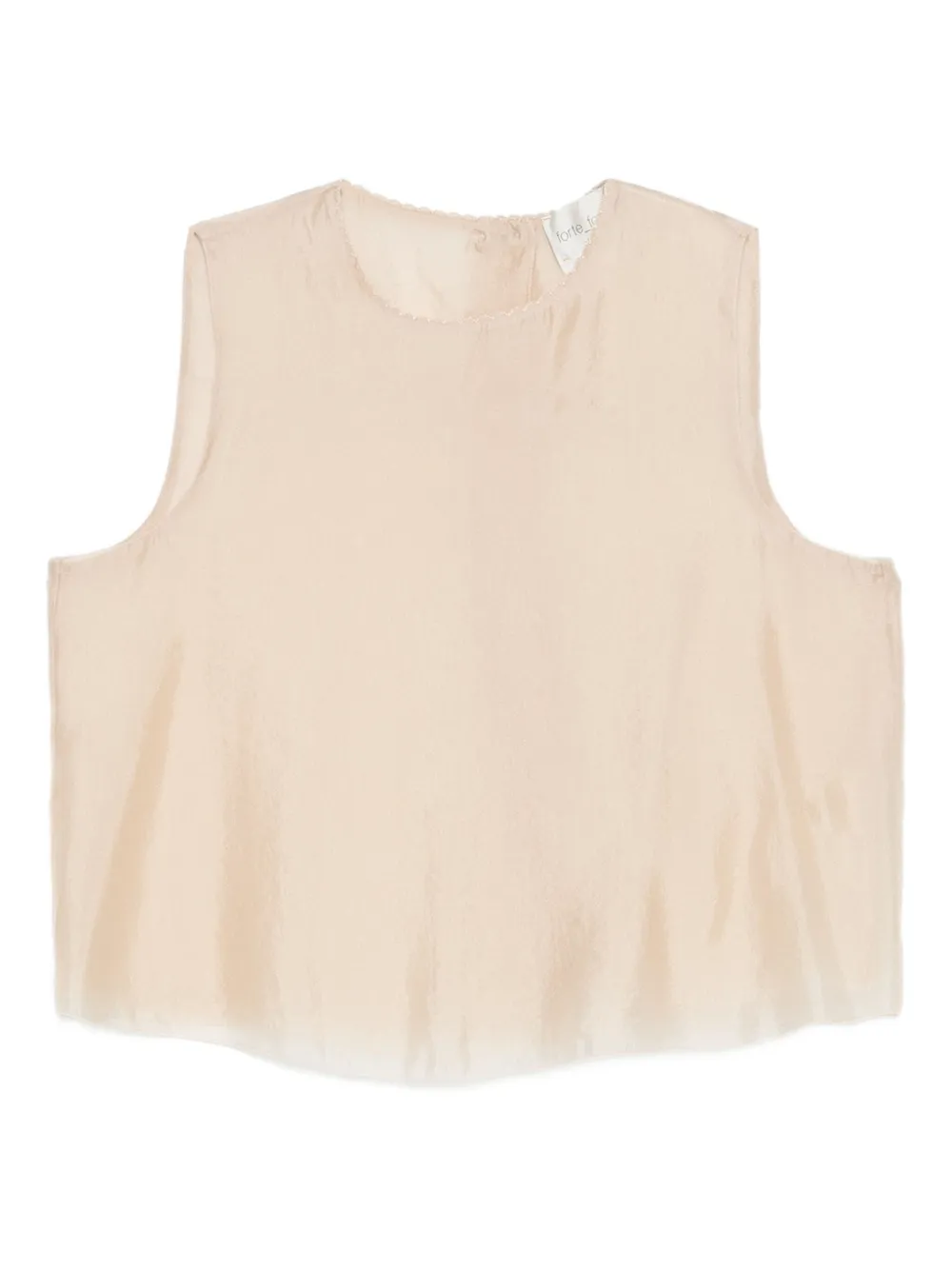 Forte Forte round-neck sleeveless top - Toni neutri