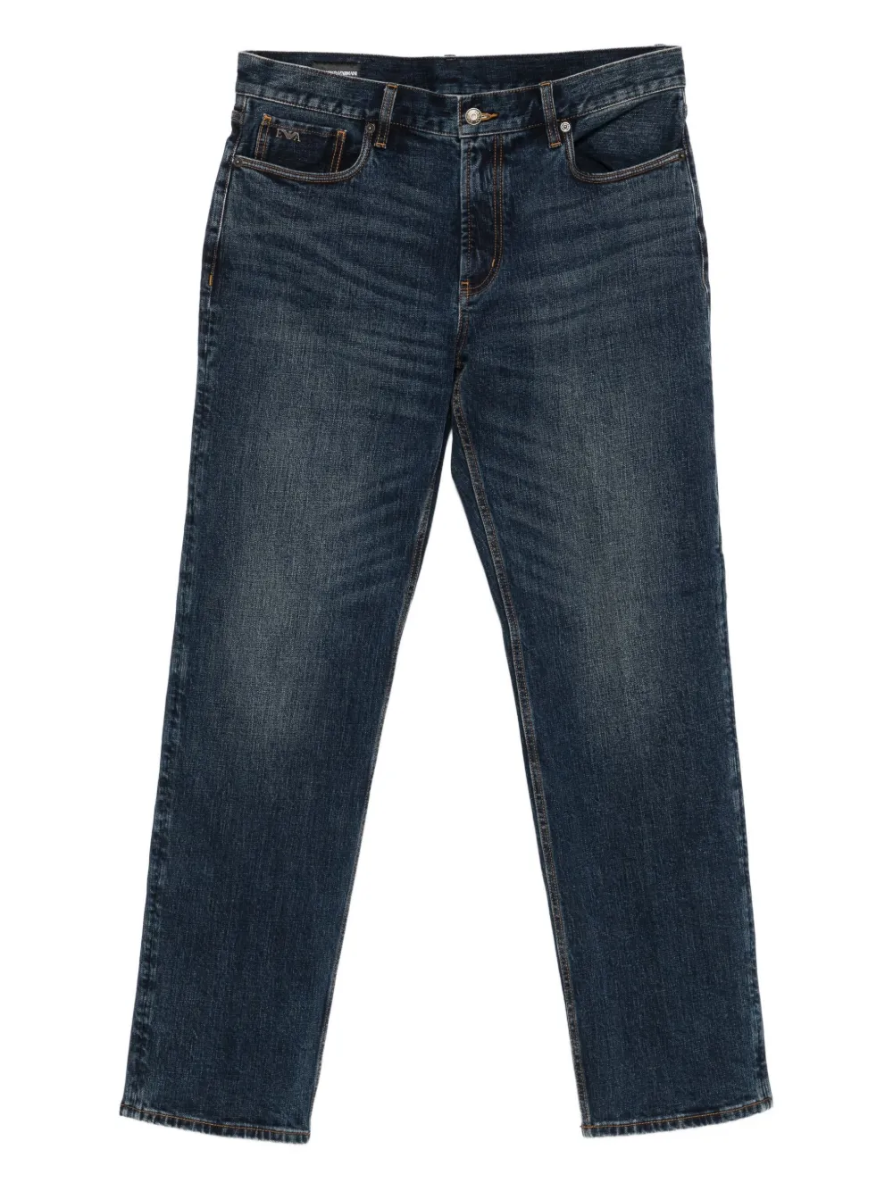 Emporio Armani Jeans con design a cinque tasche - Blu