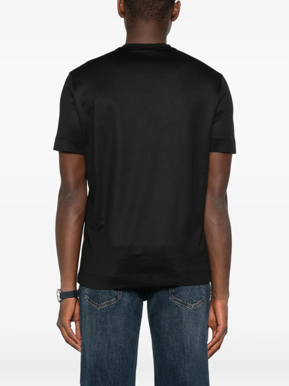 Emporio Armani T-shirt met logodetail Zwart