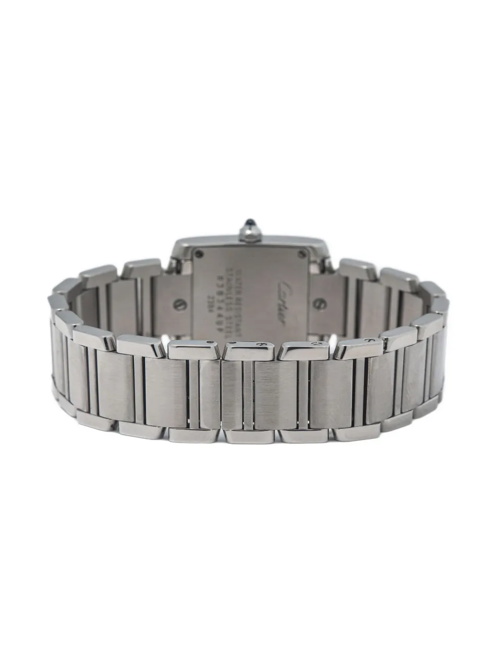 Pre-owned Cartier Tank Francaise 20mm In Neutral