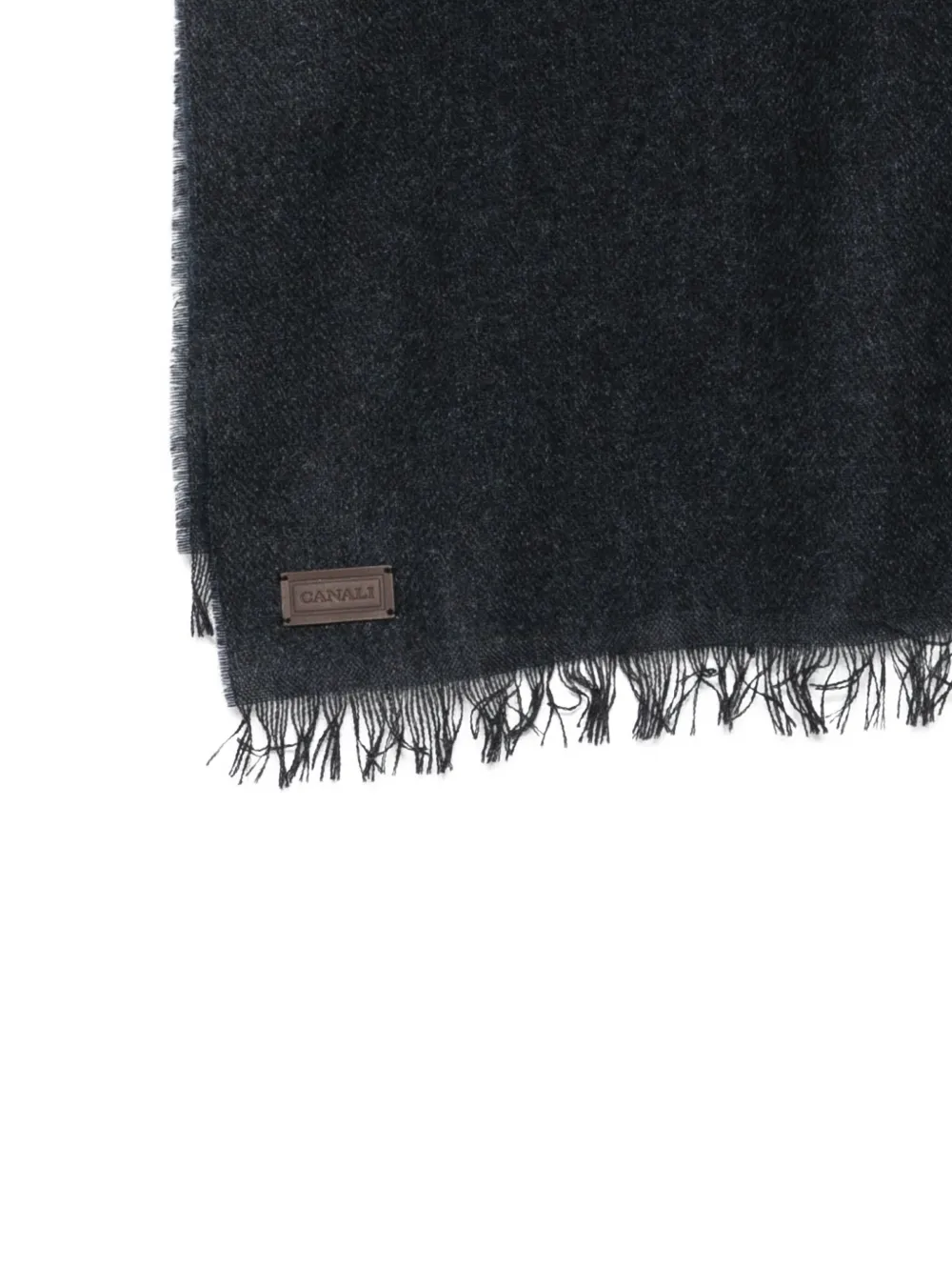 Canali Kasjmier sjaal - Blauw