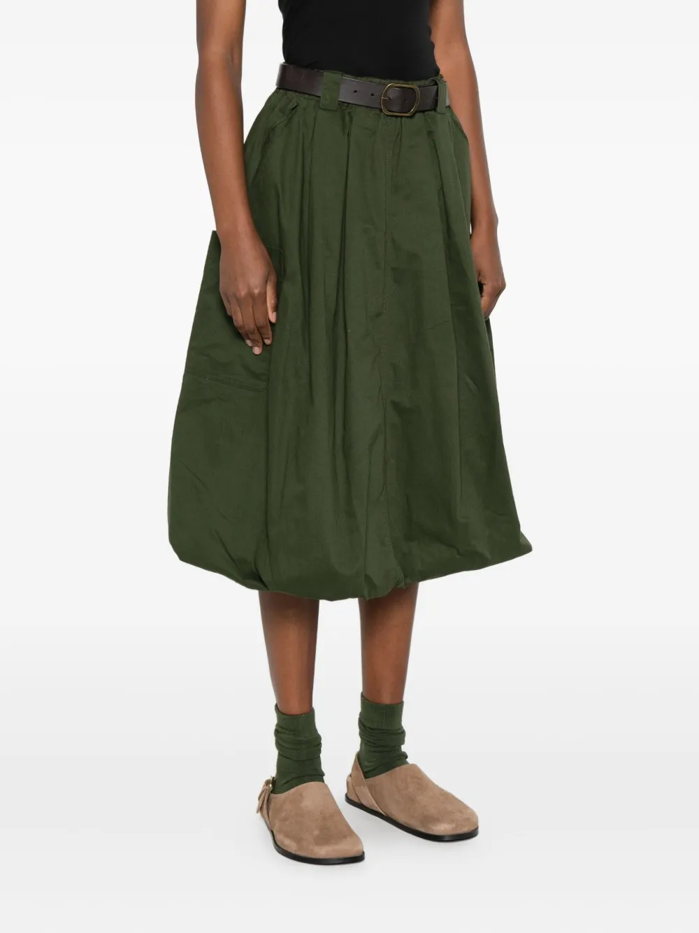 Sea Sullivan Bubble Skirt In Green