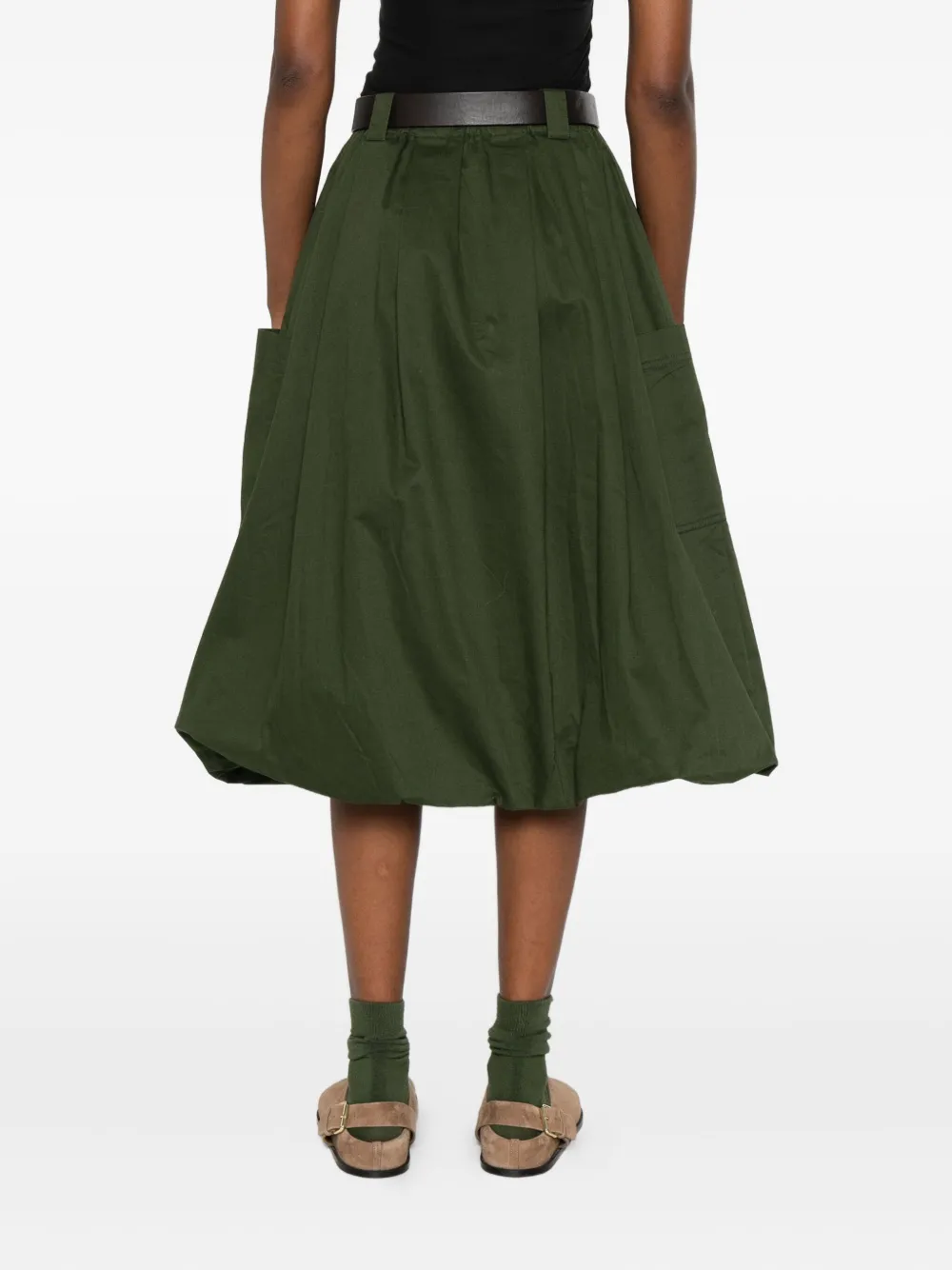 Sea Sullivan Bubble Skirt In Green