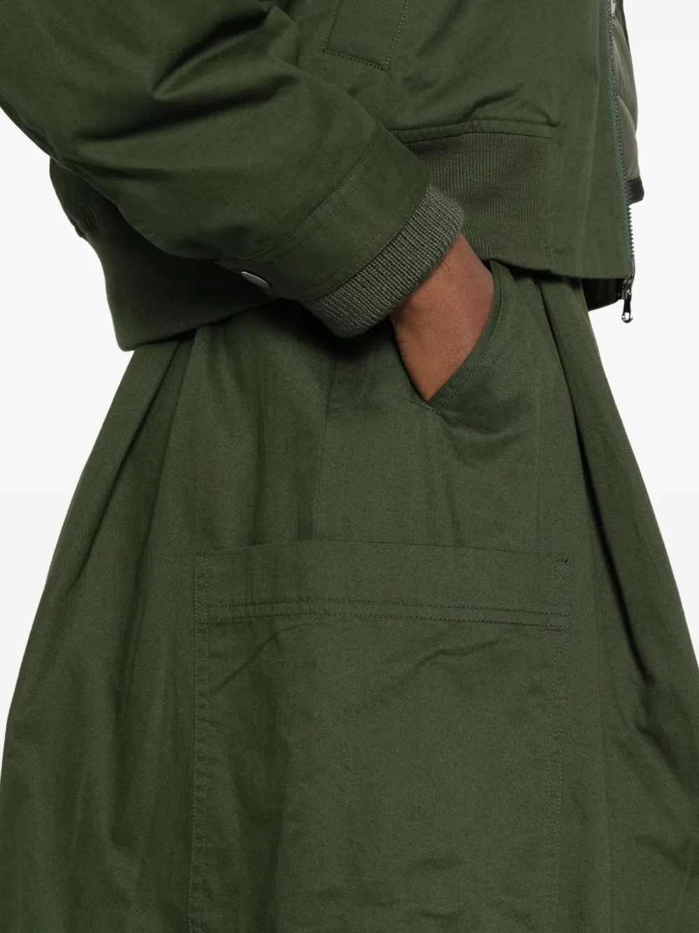 Sea Sullivan Bubble Skirt In Green